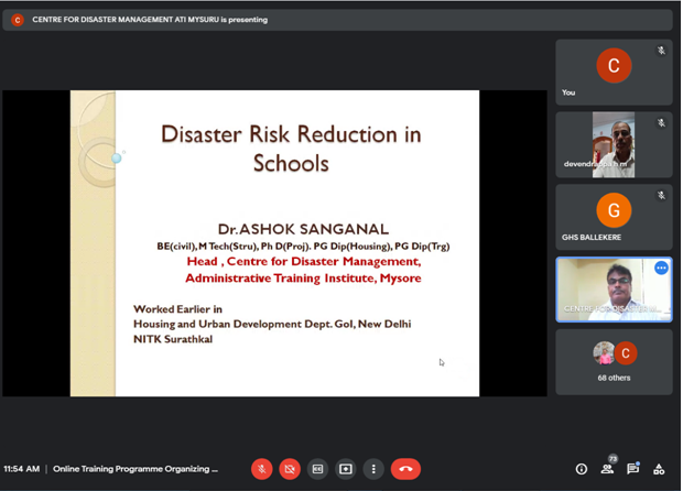 CentreAti's tweet photo. Centre for Disaster Management, ATI Mysuru is organising an important training programme on School Safety Audit and disaster Safety plan from 29-30 July, 2021 from 11:30AM - 01:30PM. 

#DirectorGeneral #AdministrativeTrainingInstitute #Online #Training #Programme #School #safety https://t.co/E9qv5AAFjy