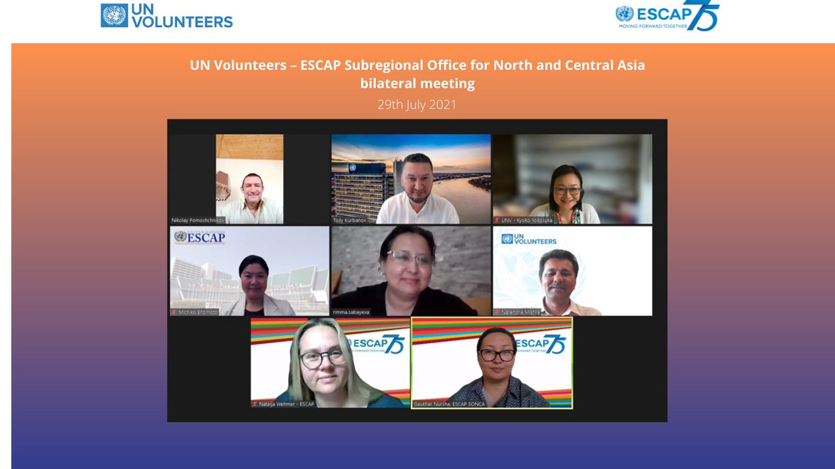 Volunteers were involved in activities for the purchase and delivery of food for medical workers during pandemic. <a href="/UNVolunteers/">UN Volunteers</a> role was crucial. #SONCA team highly acknowledged the important work by UNV during today's bilateral meeting and shared thoughts on collaboration.