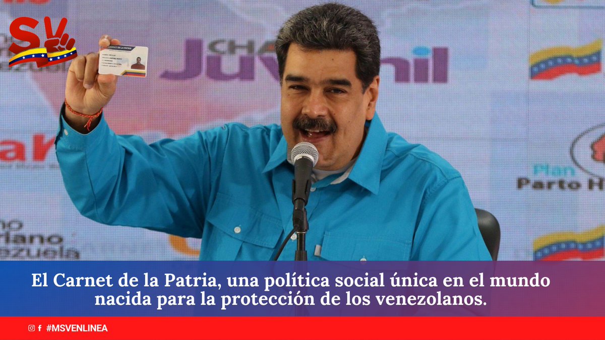#AsiLoDijo || Pdte. <a href="/NicolasMaduro/">Nicolás Maduro</a>: Necesitamos perfeccionar y mejorar el sistema de protección con los bonos de la patria para darle la protección económica verdadera al pueblo venezolano.

<a href="/MSVEnContacto/">Somos Venezuela | MSVEnContacto</a> #29Ago #TrabajoJuntoAlPueblo