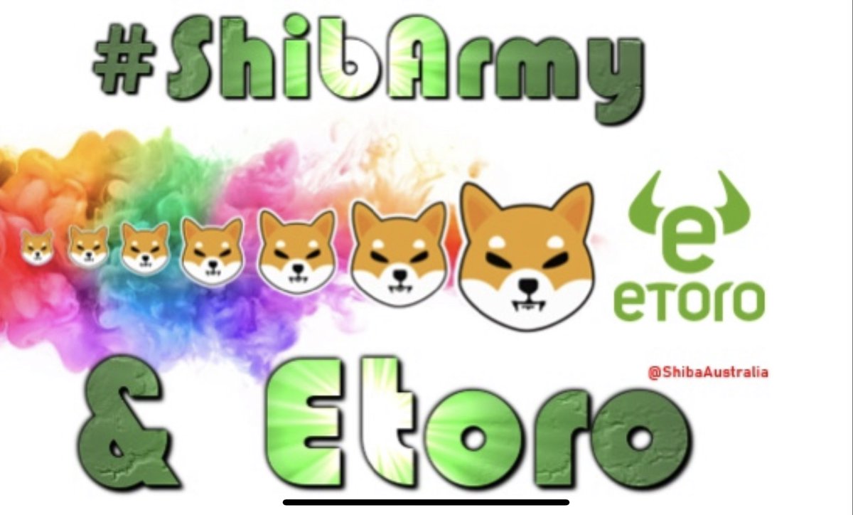 Thank you for the listing 🙏 this will be a great partnership - all your teasing was worth it and we cannot thank you enough $shib we finally made it. <a href="/eToroUS/">eToro US</a> <a href="/eToroItalia/">eToro Italia</a> <a href="/eToro/">eToro</a> @eToroEsp <a href="/eToroDE/">eToro DE</a> <a href="/eToroAU/">eToro Australia</a> <a href="/eToroFr/">eToroFr</a> <a href="/eToroTeam/">Ask eToro Team</a> <a href="/ShytoshiKusama/">Shytoshi Kusama™</a> <a href="/ShibInformer/">SHIB INFORMER</a> <a href="/shibainuart/">みるく</a>