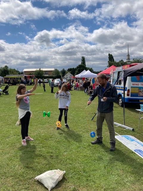CatZeroOfficial's tweet photo. Pete and Steve are recruiting new participants for CLLD at a Burringham Fields Park community event in Scunthorpe today. Pop down for a chat and to find out more. Here is a blog from one of our previous CLLD programmes. https://t.co/yzl6gMz9Ar https://t.co/AC8KzD7D06
