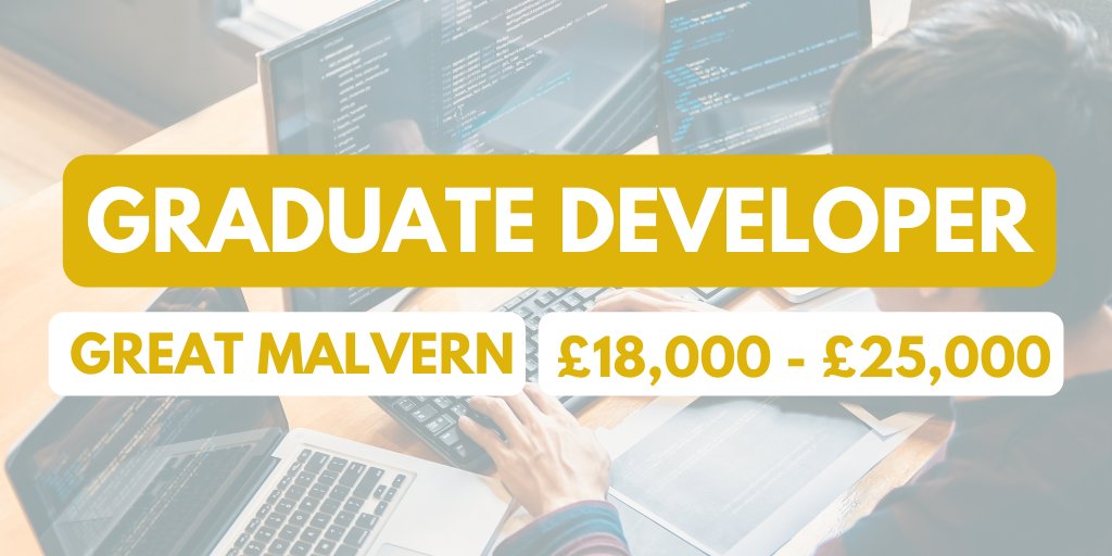 HewettBiz's tweet image. Are you looking for a Graduate Developer position? We have some great opportunities for you! 
👉Find out more here: hewett-recruitment.co.uk/jobs?query=gra…
#graduatejobs #itgrad #graduatedeveloper @worc_unicareers