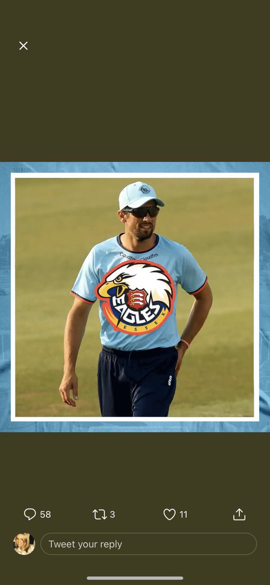 lynnemcm's tweet photo. @EssexCricket My son is there today! He’ll be so impressed if I win this!!! https://t.co/DQDyhWT4vE