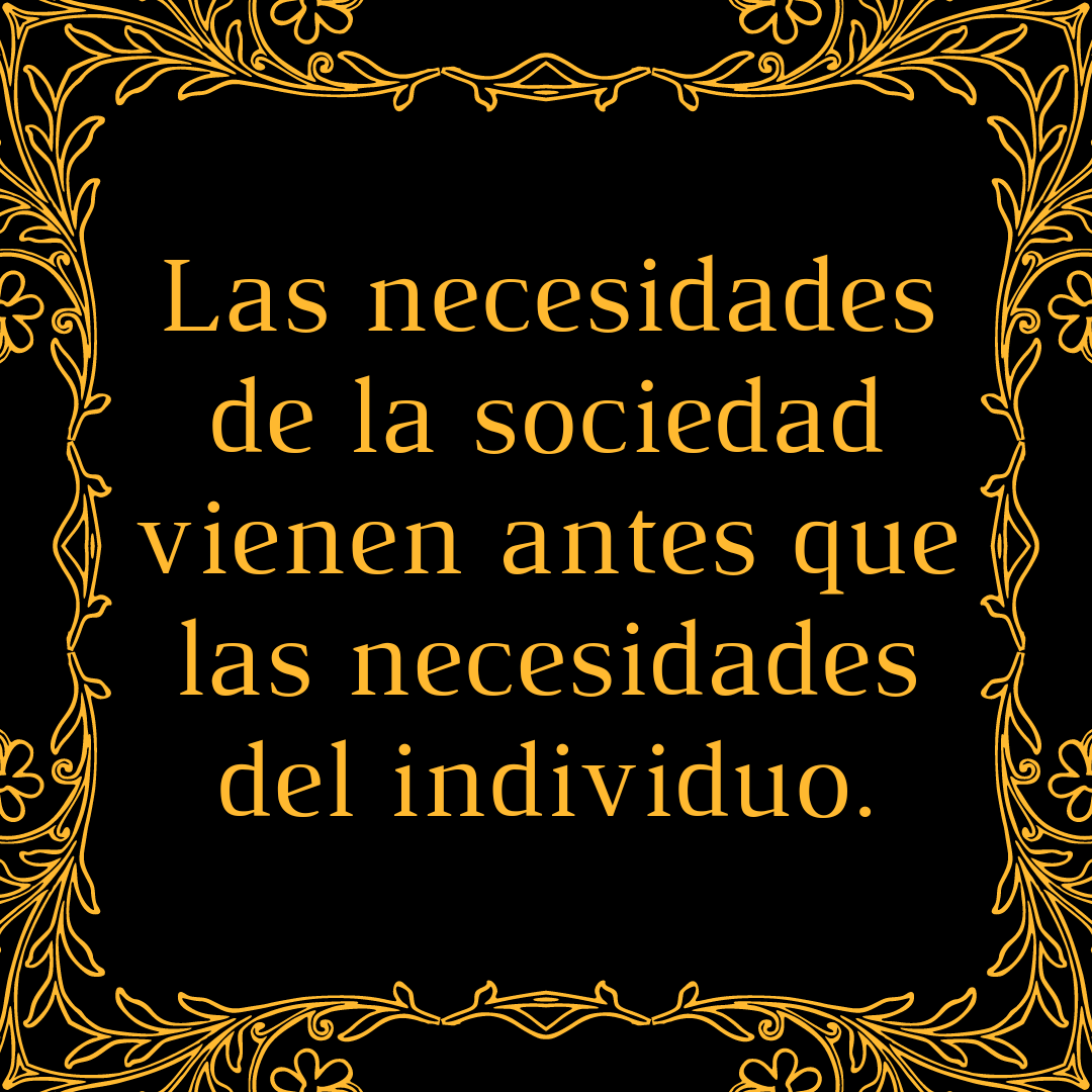 AccionLibre_'s tweet photo. ¿Cuál defensor de los "derechos humanos" dijo está frase?

"Las necesidades de los demás vienen antes que las necesidades del individuo"

El actual discurso del bien común.

#Derecho
#Libertad
#Liberalismo https://t.co/1LHufb2I1H
