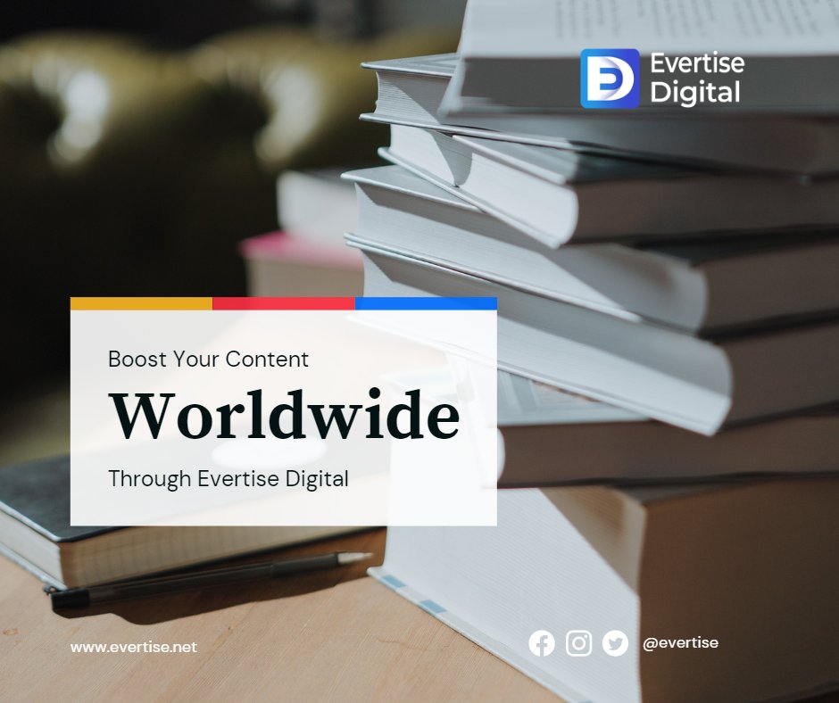 EvertiseD's tweet photo. Boost Your Content!
#salesandmarketing  #marketing #cooperateevents #advertising #advertise #pressreleasedistribution #advertisingagency #digitalmarketing #sales #Contentmarketing #digitaladvertising #digitaladvertisingagency #GoogleNews #AppleNews #evertise #marketingstrategy https://t.co/0ClcES22Zm