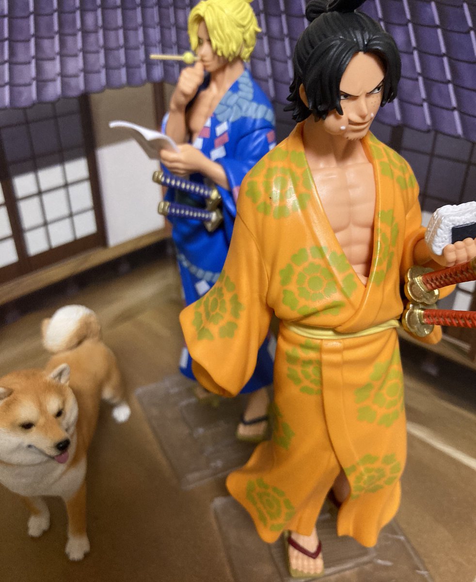 ONE PIECE magazine 夢の一枚より 「エースとサボのワノ国ver