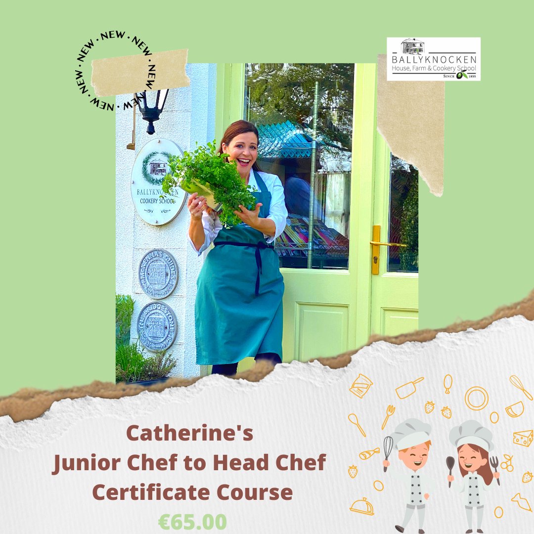 BallyknockenHCS's tweet photo. Get your kids into the kitchen with our new Course.
Help them discover a love of cooking all while learning important cooking skills and amazing recipes.
Sign up here: https://t.co/XgauFySJqu 
#CookingForKids #KidsCookingCourse #OnlineCookeryCourses #BallyknockenCookerySchool https://t.co/IKANrSXigq