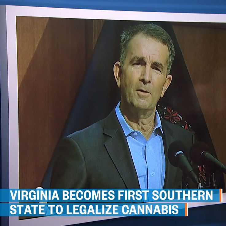 AIMKentucky's tweet photo. Virginia became the first southern state to legalize cannabis after passing a bill that allows persons to carry small amounts and grow up to four plants at home. The law that comes into effect in July still prohibits public use of marijuana.

https://t.co/eqhsA3HXFw https://t.co/dBv1W4pEVT