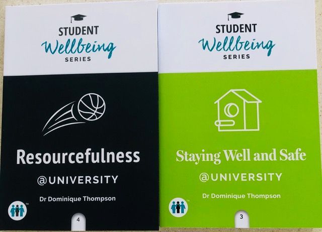My Student Wellbeing Series of books cover lots of themes about being and staying well throughout studies - and my green and black books in particular will be useful for young people heading to university in the coming months. Available here: buff.ly/3pdjxyl