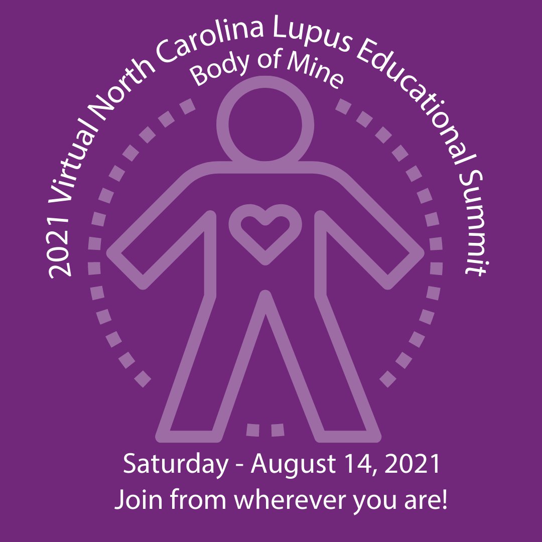 LupusNC's tweet photo. Only 20 days until the 2021 NC Virtual Lupus Educational Summit! Raise your hand if you're excited! Not registered yet, you still have plenty of time. https://t.co/eKOY0cnYnM
#LFANC #LupusThrivers #lupus #lupussummit #bodyofmine #nclupussummit #lupusstrong #lupuswarrior https://t.co/XRJfKhM1Ii