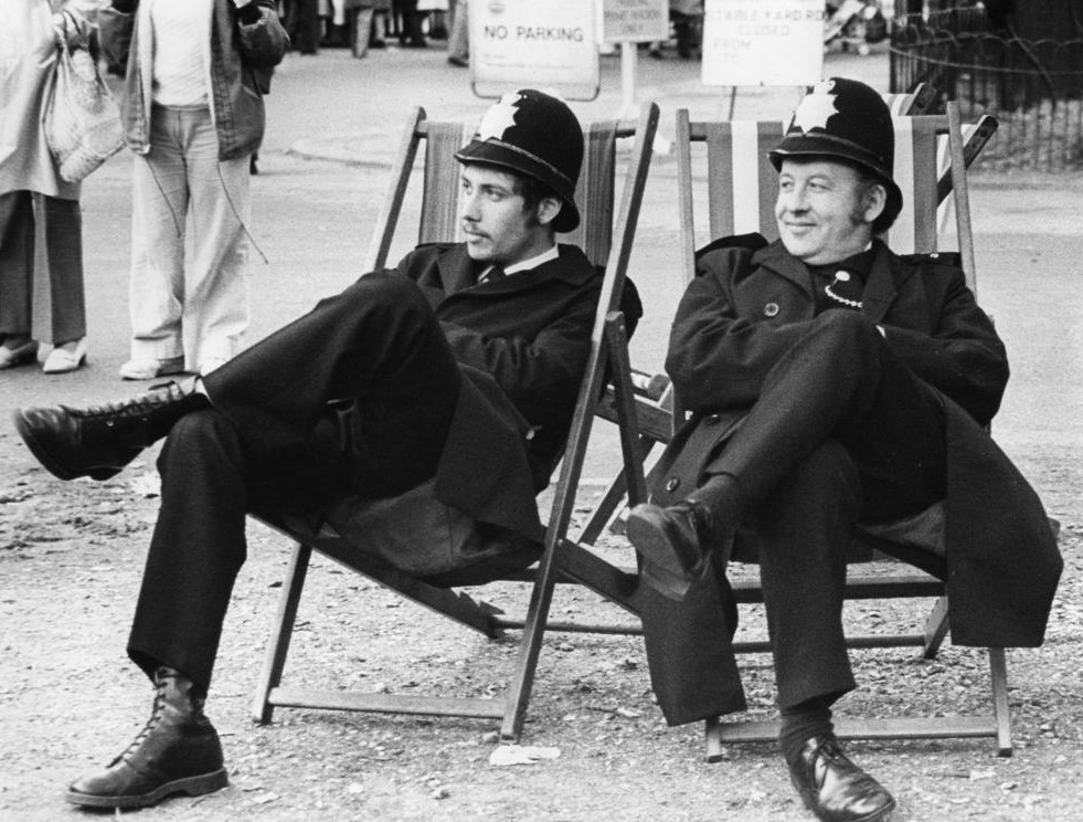 Relaxing in deckchairs would be chief among many people's #HolidayActivities ... #ArchiveHoliday #HBAHSummer