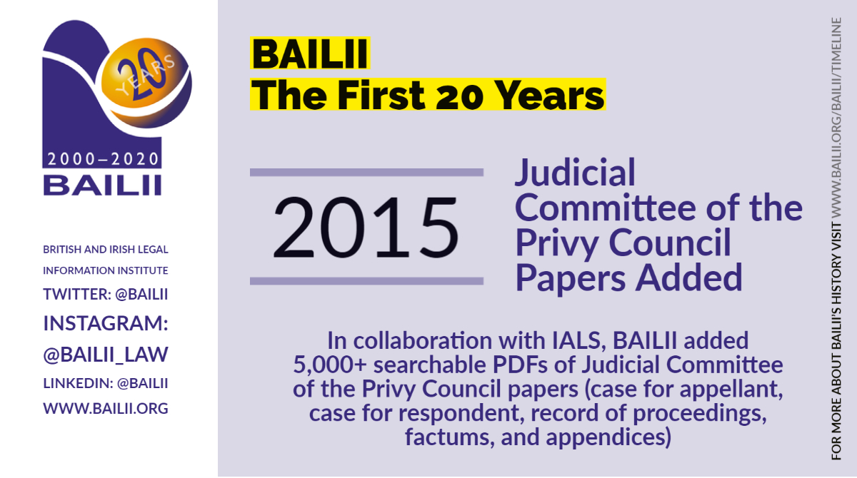 bailii recent decisions