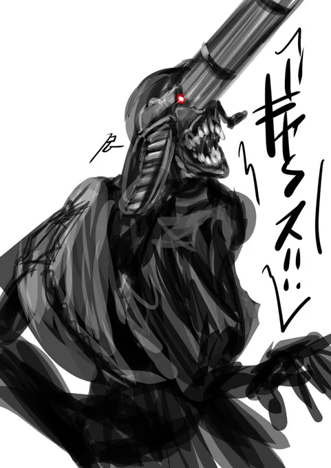 #今月描いた絵を晒そう
🟥⬛️⬜️ 
