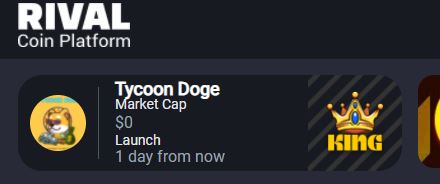 TycoonDoge's tweet photo. And..we won! Thanks @rival_finance and good job #tycoondoge fam.

#BinanceSmartChain #doge https://t.co/CEbPf40glj