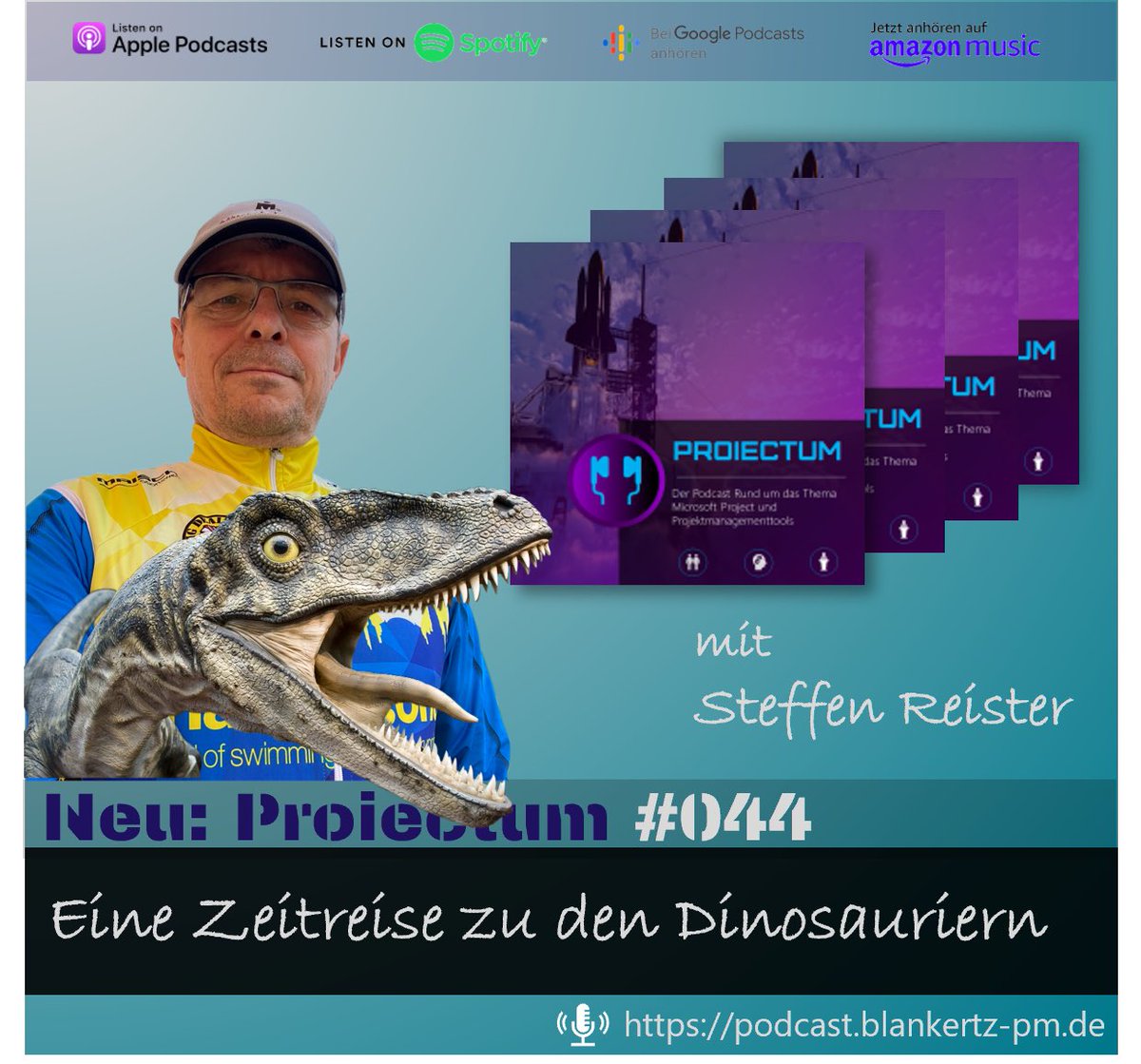 TorBla's tweet photo. Ein neuer #Proiectum #Podcast zum Thema @project ist online! Zusammen mit @StausMZ #Fachbuchautor und #Consultant bei der @tpg_com gehen wir auf eine kleine #Zeitreise zu den #Dinos! Mehr unter https://t.co/aLqU5ZJP2D & Plattformen #projektmanagement #pm @PMInstitute @GPM_IPMA https://t.co/MiM6gpNhcN