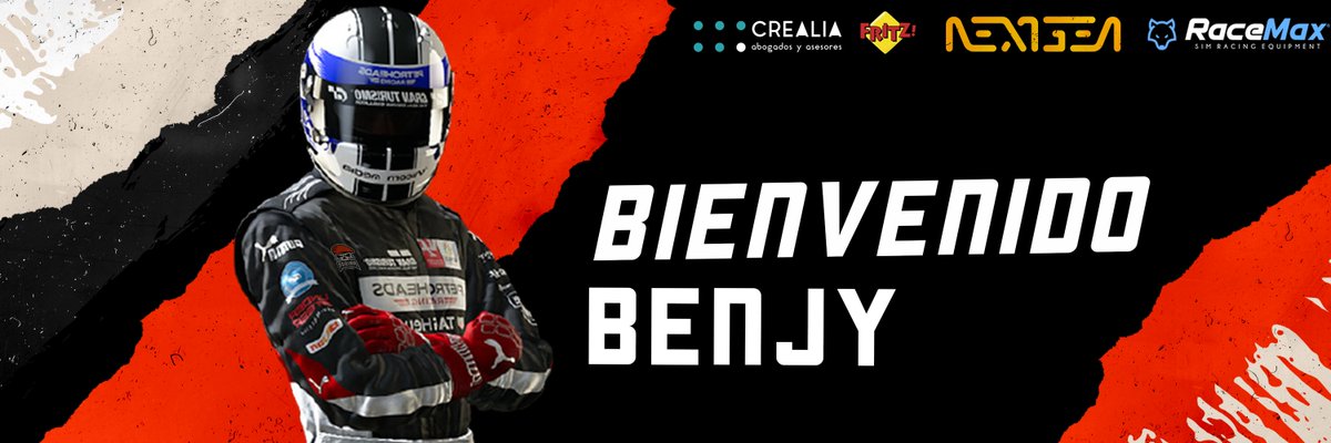 🔶PRESENTACIÓN🔶

Ante la baja de nuestro capitán de #SimRacing, nos reforzamos de la mejor manera para seguir disputando los mejores títulos, bienvenido <a href="/131_marcio/">Benjy_13_</a>.

#WeAreRaison @AVM_ES <a href="/NextgenSpa/">NeXT Gen</a> <a href="/RaceMax2/">RaceMax</a>
