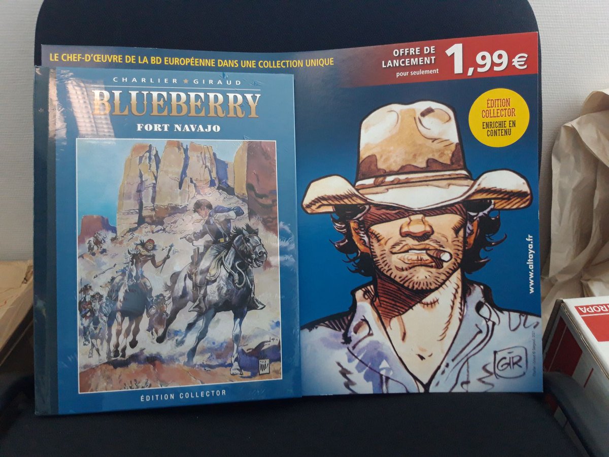 darthfilou's tweet photo. En parlant intégrale &amp; #Blueberry #jaiencorecraqué #cavientdesortir malgré mes 2 ou 3 #fortNavajo dans d'autres éditions j'ai pas su résister😅 (mais dos toilé à 12,99 après #merci #nonmerci
Je pense l'offrir à mon neveu
Ceux qui n'ont pas la collec c une belle bd pr commencer👌 https://t.co/yITqvyK5Ko