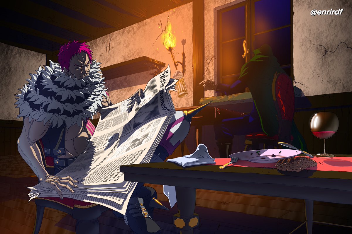 enrirdf's tweet photo. What do you reading Katakuri? #ONEPIECE #fanart #katakuri #monkeydragon #Procreate #digitalart #manga #anime https://t.co/rHovv7jIyi