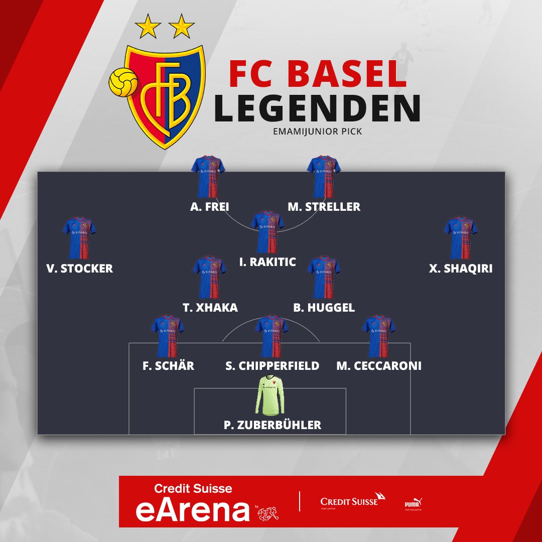 Wir haben @eMamijunior 🙆🏻‍♂️ nach seinem @FCBasel1893 🔴🔵 Legendenteam befragt 👌🏻.

Was haltet ihr von seinem Team? Welcher Spieler fehlt?
•
•
#CreditSuisseEArena #CSeCup #CSX #eSport #FCBasel #FCBasel1893 #Bale #Basel #Legenden #FUT #SwissEFootball