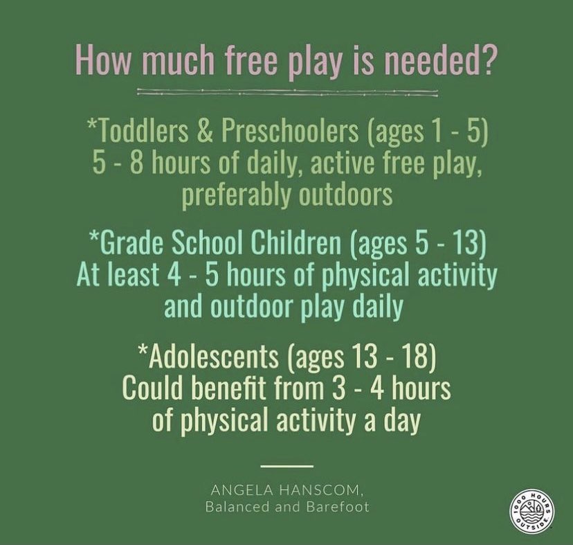 Your wiggly children know what they need!