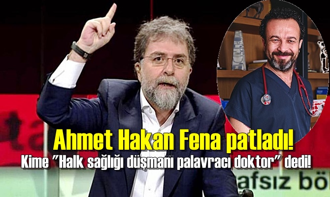 Ahmet Hakan Fena patladı! Kime “Halk sağlığı düşmanı palavracı doktor” dedi!

Ahmet Hakan’ın Bugünkü köşe yazısı :

“Halk sağlığı düşmanı palavracı doktor“

Adını soyadını yazıyorum:

Ümit Aktaş.
#Adana 
#manavgatyanıyor 
#Mersin