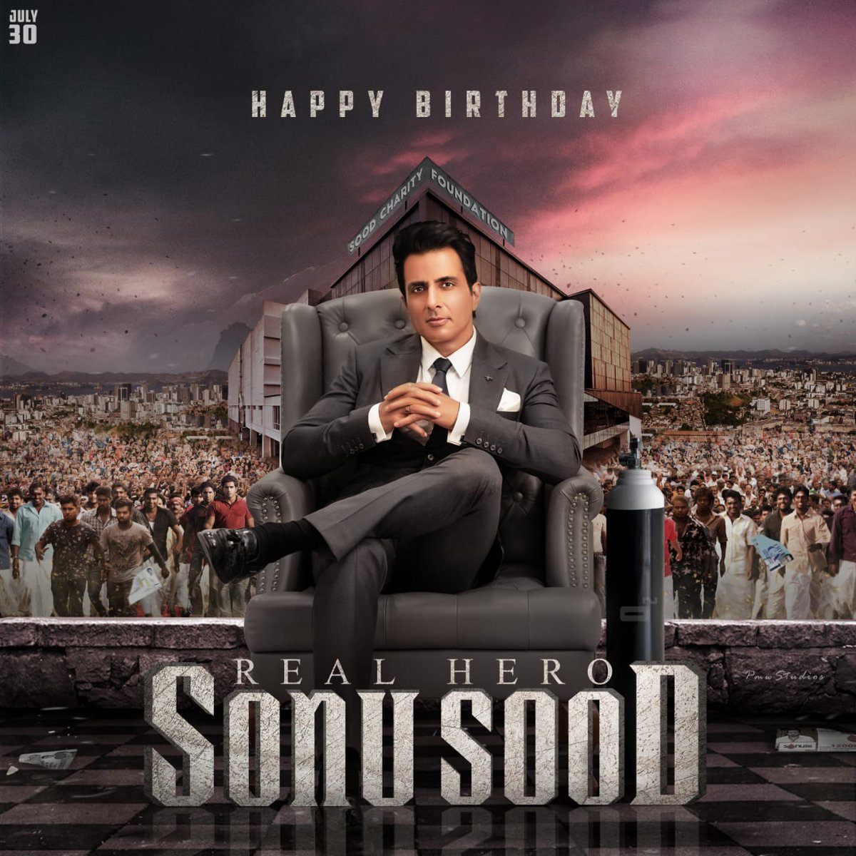 tfpcin's tweet photo. Here's the CDP for the b'day of the real life hero adored by millions - actor, philanthropist @SonuSood who has relentlessly dedicated himself to the service of humankind. Truly leading by example. Wishing him good health, happiness and success in all his endeavours
#HBDSonuSood https://t.co/HxdTuRWgpd