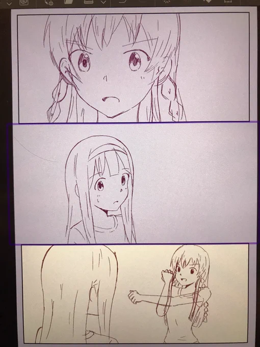 1週間まともに描かないとやっぱ感覚が…っていうwip 