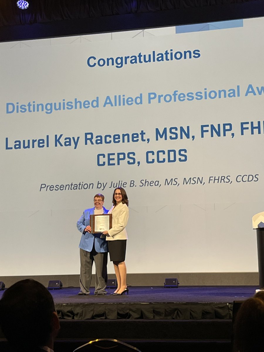jillschaefferNP's tweet photo. Congratulations Laurie!  #HRS2021 I’m proud to learn from you! https://t.co/wEz18FMqGz