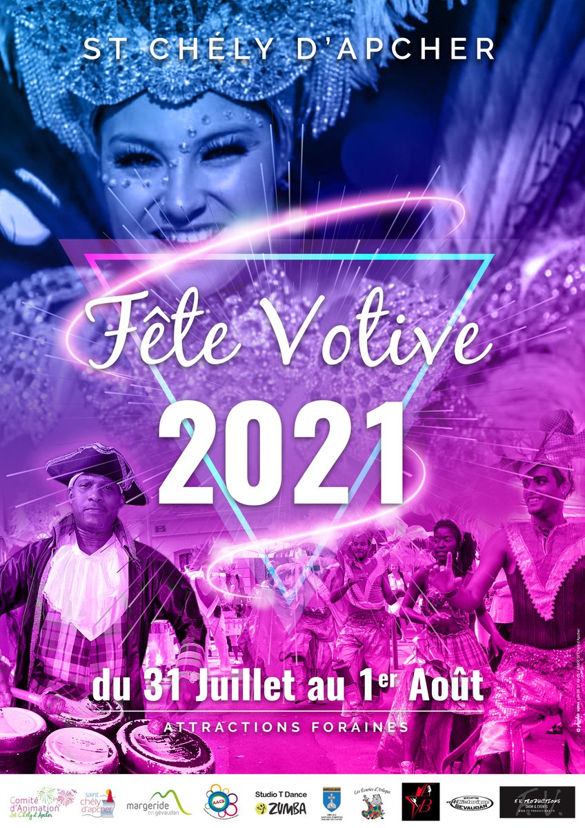 Fête votive 2021de Saint-Chély-d'Apcher du 30/07 au 2/08
Programme : urlr.me/SHJxw
#lozere #saintchelydapcher #occitanie #fetevotive #fete #feudartifice #maneges #concerts