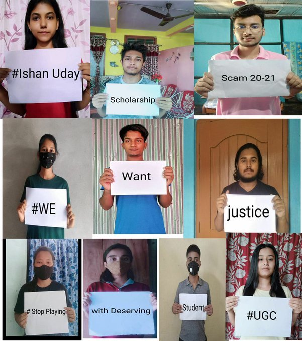 TowfikU's tweet photo. Large scale scam on ISHAN UDAY Scholarship meant for North East Students. Many fake colleges  i.e  1500 students' name came in scholarship sanctioned list .Crore of money meant for students will be eaten away. 

#isanudayscam2021
#wakeupugc

@ugc_india  

@himantabiswa https://t.co/2YdHEDity1