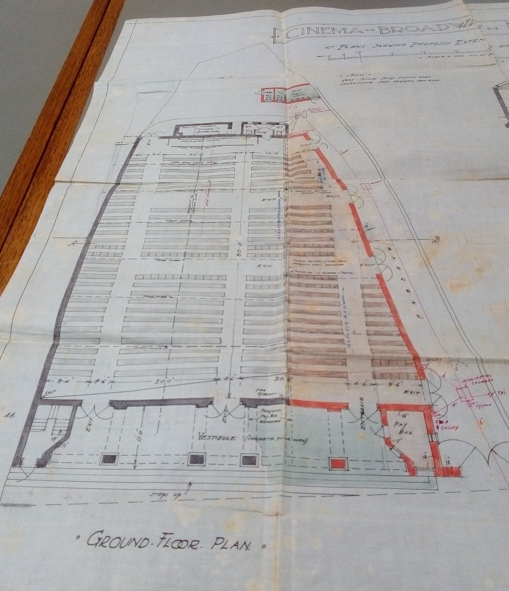 ValenceHouse's tweet photo. Sometimes things are not where they should be but when that happens you find some gems!
1920s plans for additions to the Broadway Cinema, Barking #lostcinemas https://t.co/pasbTvVlSj