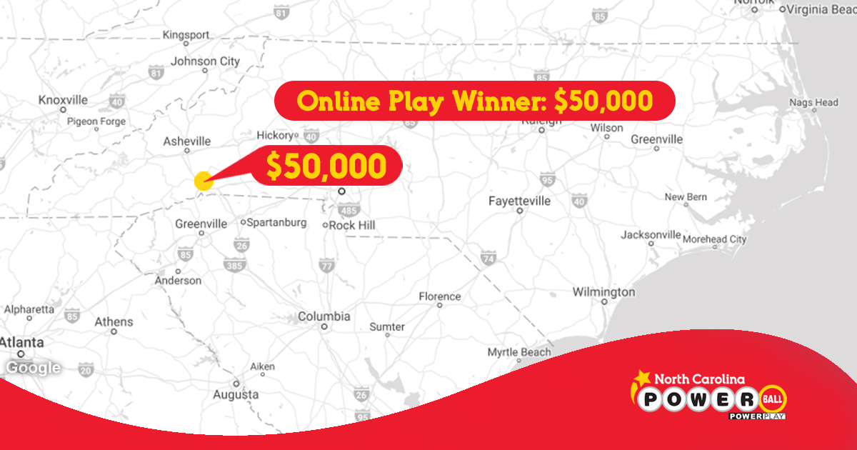 Two lucky #NCLottery players won $50,000 on #Powerball yesterday! One winning ticket was sold at Saluda Truck Plaza on Ozone Drive in #Saluda. The second winning ticket was purchased through Online Play. Congratulations to the winners! https://t.co/qilE0j1hsu