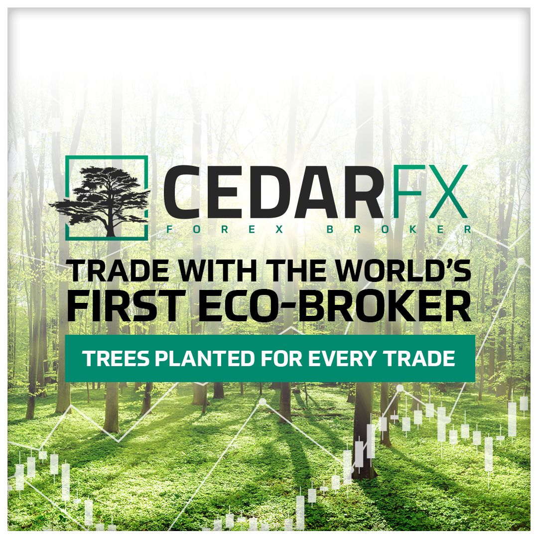 Cedarfx's tweet photo. Make your impact to change the environment while trading with @cedarfx ’s Eco Account option! By signing up for an Eco Account, you will be charged $1 in commission, and CedarFX will match the total amount of funds each month to plant trees and fund climate solution projects. https://t.co/DMC16bJLqr