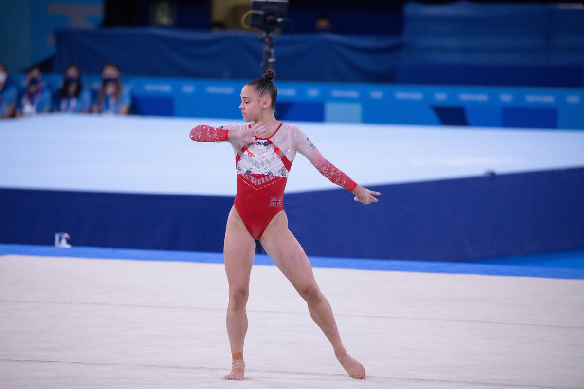 BritGymnastics's tweet photo. Jessica Gadirova makes history, finishing 10th in the women's Olympic all-around final 🙌🇬🇧

That's the best result ever by a British woman in the Olympic all-around @TeamGB. What a debut Olympics she's having! 

#Tokyo2020 #CelebrateAmazing https://t.co/9qaekfW5JL