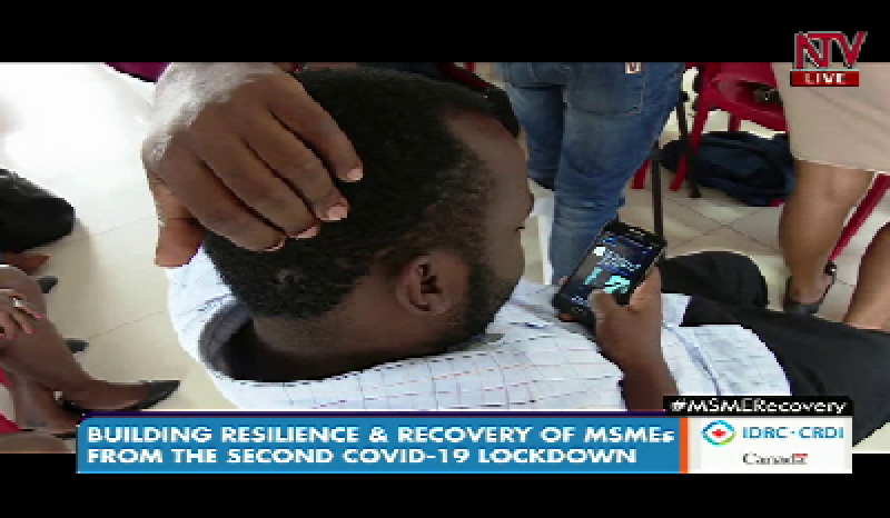 ntvuganda's tweet photo. We realized that when the lockdown hit, the physical interaction was reduced significantly and most people went digital. Most businesses that had switched to digital to maintain their customers suffered when the tax on data was imposed. - Dr. Francis Mwesigye #MSMERecovery https://t.co/wDYa0uHa55