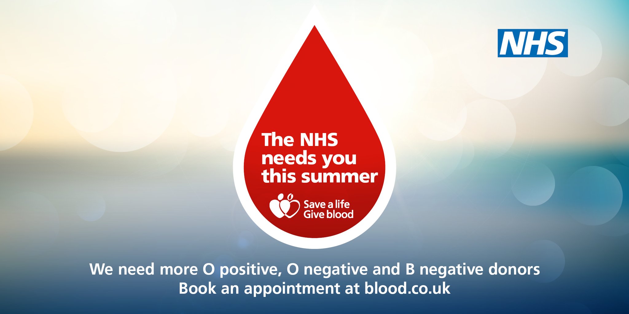 Give Blood NHS 🩸🩹 on Twitter "The NHS needs you this summer! O