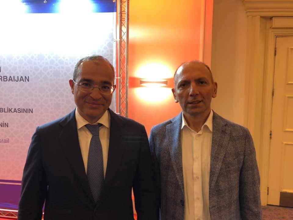 arye_gut's tweet photo. Meeting with Minister of Economic Development of Azerbaijan Mr. Mikayil Jabbarov in Tel-Aviv at the opening Ceremony of Trade and Tourism Representative Offices of The Republic of Azerbaijan in Israel https://t.co/e9udOkrU34