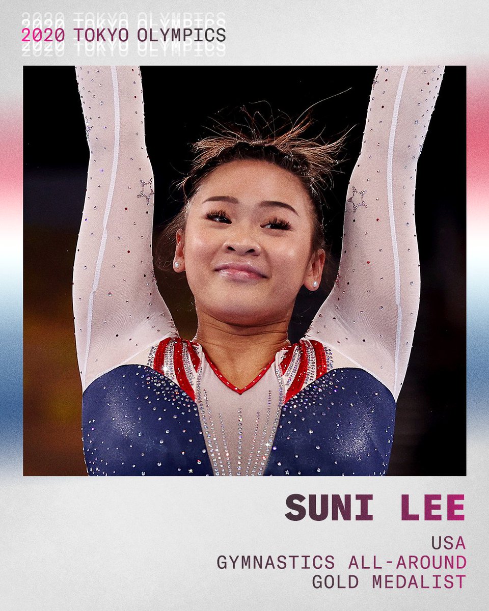 SUNI LEE WINS GOLD IN THE ALL-AROUND 🥇 An American woman has won every Olympic all-around since 2004!