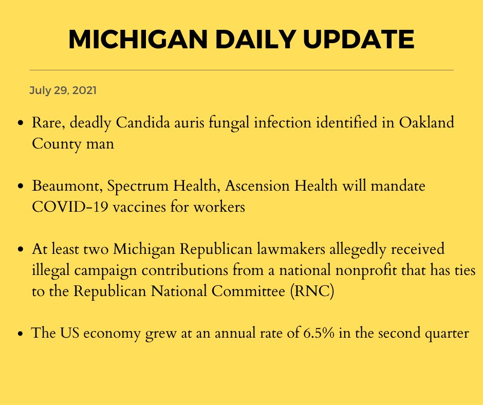 Michigan Daily Update (@UpdateMichigan) / Twitter