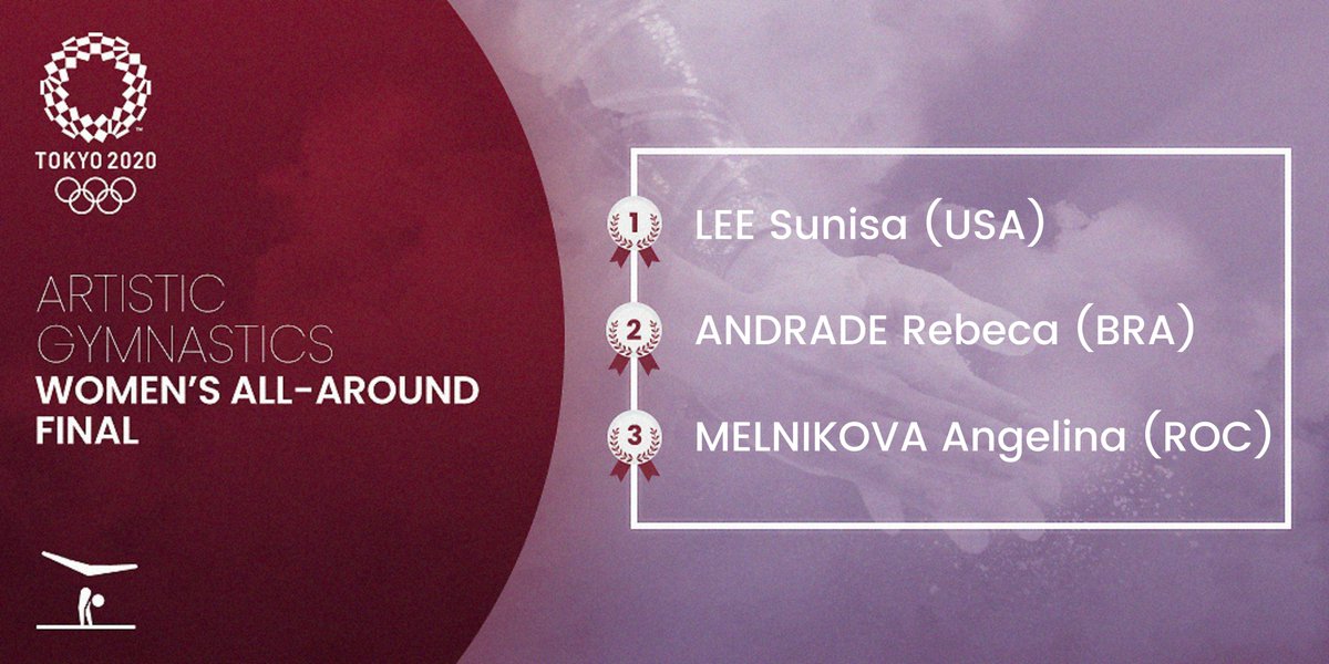 The <a href="/Tokyo2020/">#Tokyo2020</a> <a href="/Olympics/">The Olympic Games</a> Women's #ArtisticGymnastics All-Around champion is... Sunisa Lee! 👏

#Tokyo2020 #Olympics #StrongerTogether