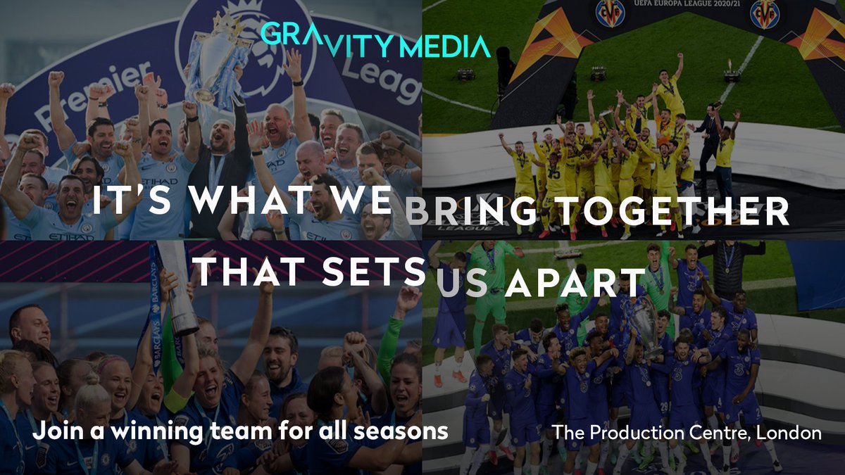 Join a winning team for all seasons! Gravity Media is currently seeking the following roles to join The #ProductionCentre in #London.  
 
Digital Producer
Editorial Assistant
Graphics Operator
Assistant Producer
 
👉 Apply now! bit.ly/3cCcDgQ 
#BroadcastJobs #GetHired