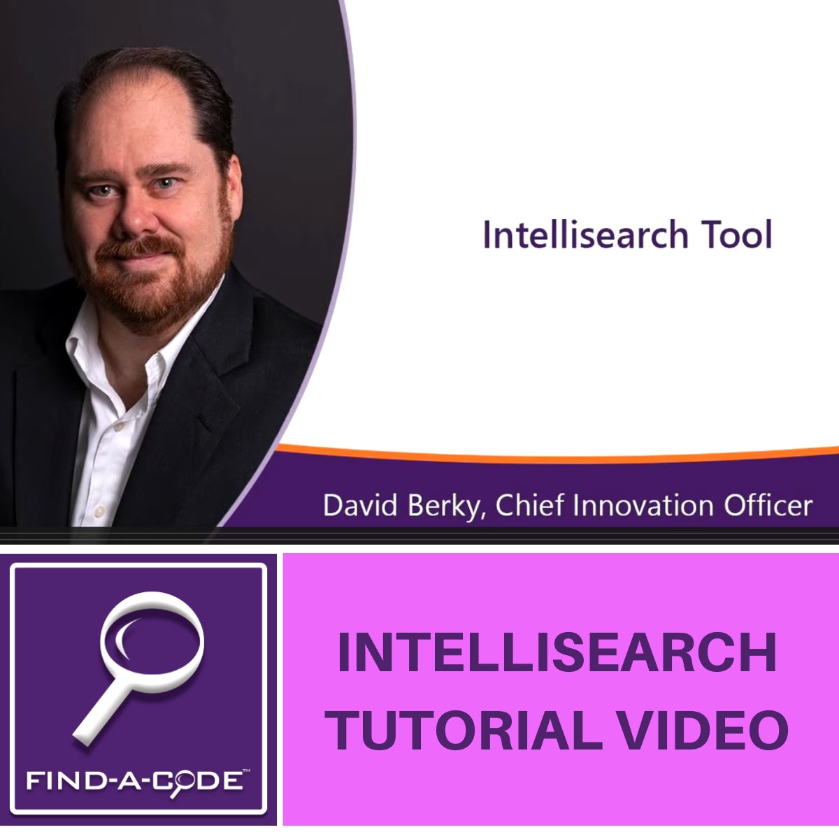 findacode's tweet photo. The IntelliSearch tool puts the ability to find any needed medical code with all related information only a few keystrokes away. It's the first ‘Library of Congress’ for medical coding in your back pocket! Watch the video here: https://t.co/Qqf0dD8Lnq #innovihealth #findacode https://t.co/6NqELkWLU7