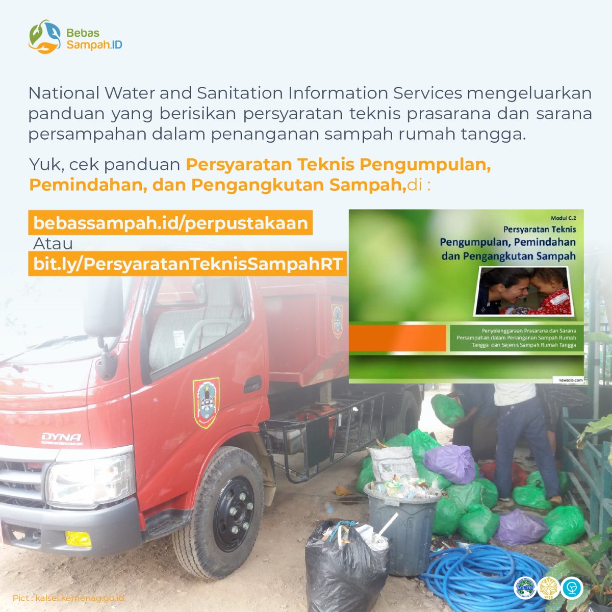 BebasSampahID's tweet image. [3P SAMPAH?]
Halo Pegiat Persampahan
Apakah kamu tahu persyaratan dalam melaksanakan pengumpulan, pemindahan, dan pengangkutan sampah?
Yuk, cek postingan di bawah!

#IndonesiaBebasSampah
#BebasSampahID
#ProgramGF
#Dari2021untuk2025
#MulaiDariGenggamanmu
#PerpustakaanBSID