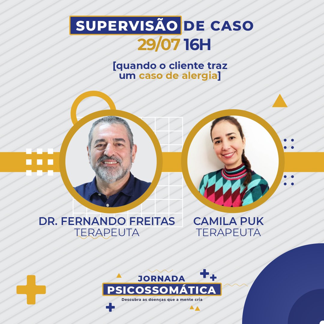 Fernand74157726's tweet photo. Espero você às 16h hoje! 😁

Hoje eu farei a supervisão de caso com a  Camila Puk, que é Biomédica e Terapeuta Sistêmica.

 Tema: “E quando o cliente traz um caso de Alergia?"

📌 Apertar no link abaixo e ativar o lembrete desse encontro.

https://t.co/JY2XfXo4Ms https://t.co/kPLLJvdcev