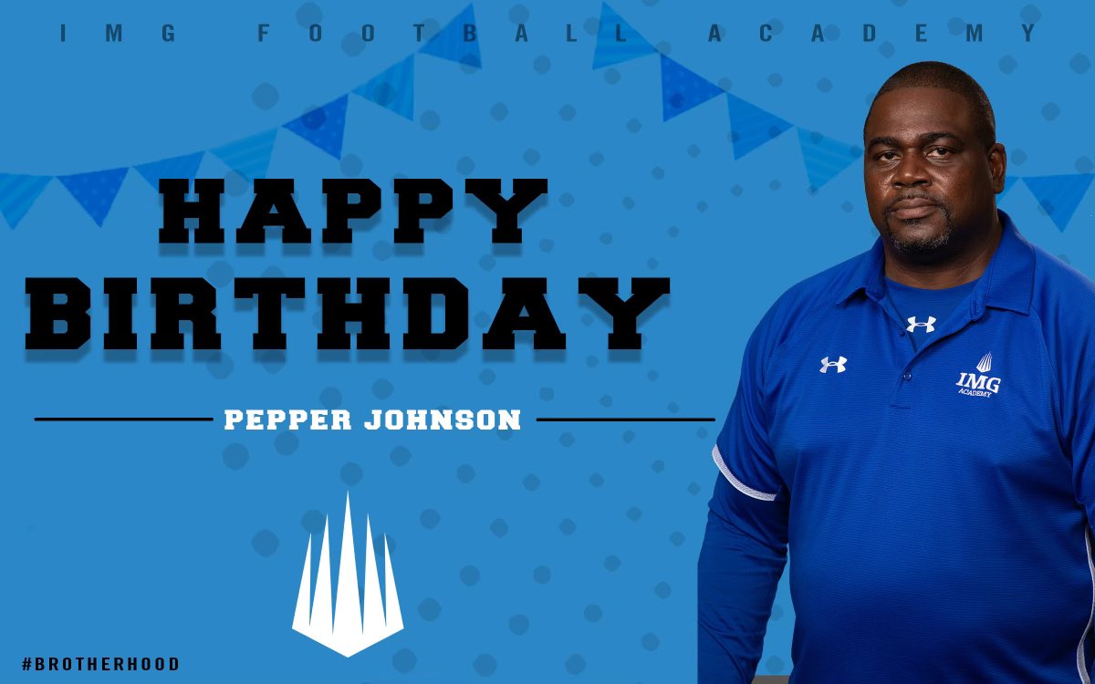 Happy Birthday to our National Team head coach, Pepper Johnson! 