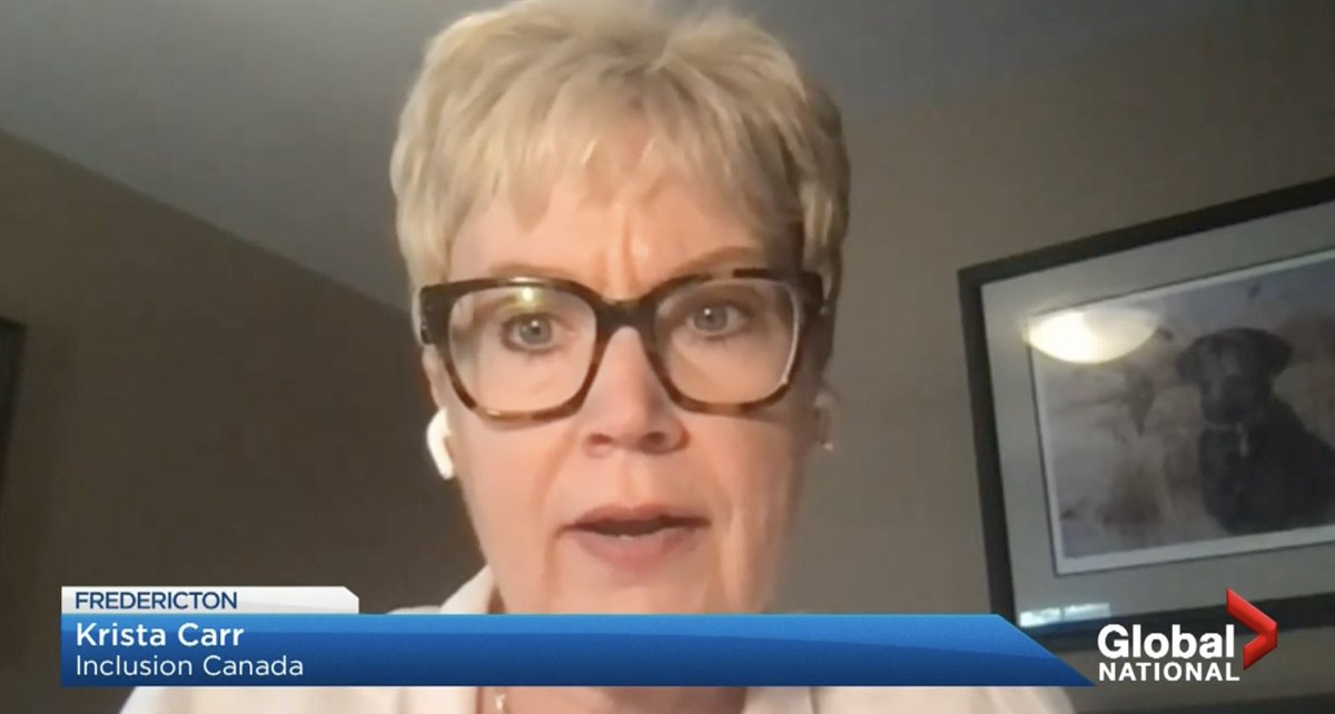 InclusionCA's tweet image. "People [with disabilities] were not treated well at all during this pandemic." @KristaCarrNB was recently interviewed by @JamieMauracher about the disproportionate impact #COVID19 has had on people with a #disability in Canada. bit.ly/3facnqx
