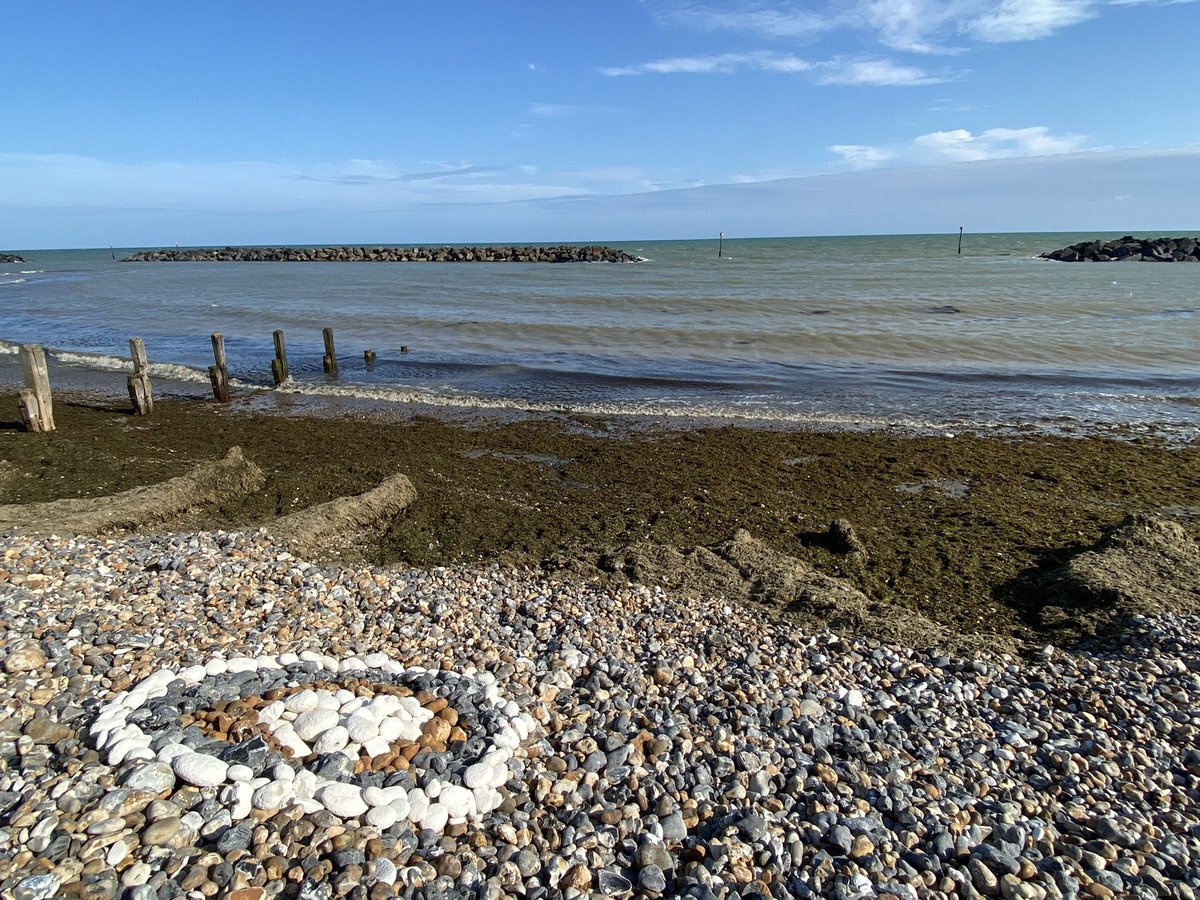 mrjuliandicks's tweet photo. Wife sea-swimming, me and @njthurly playing with stones #elmer - anyone local care to add to the rings #sussex https://t.co/vt9Ha6sUXl