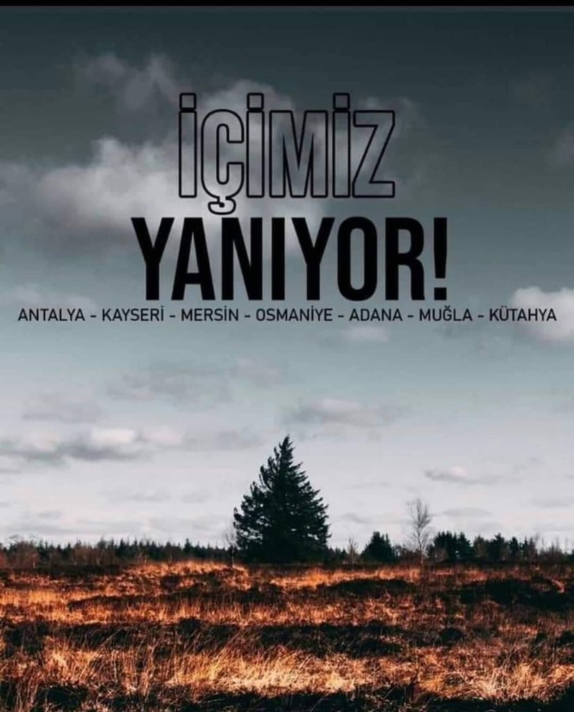 Rabbim  Ülkemizi Her  Türlü  Afat ve Felaketlerden  korusun inşallah..
#İçimizYanıyor
Hayırlı Akşamlar Hayırlı Cumalar