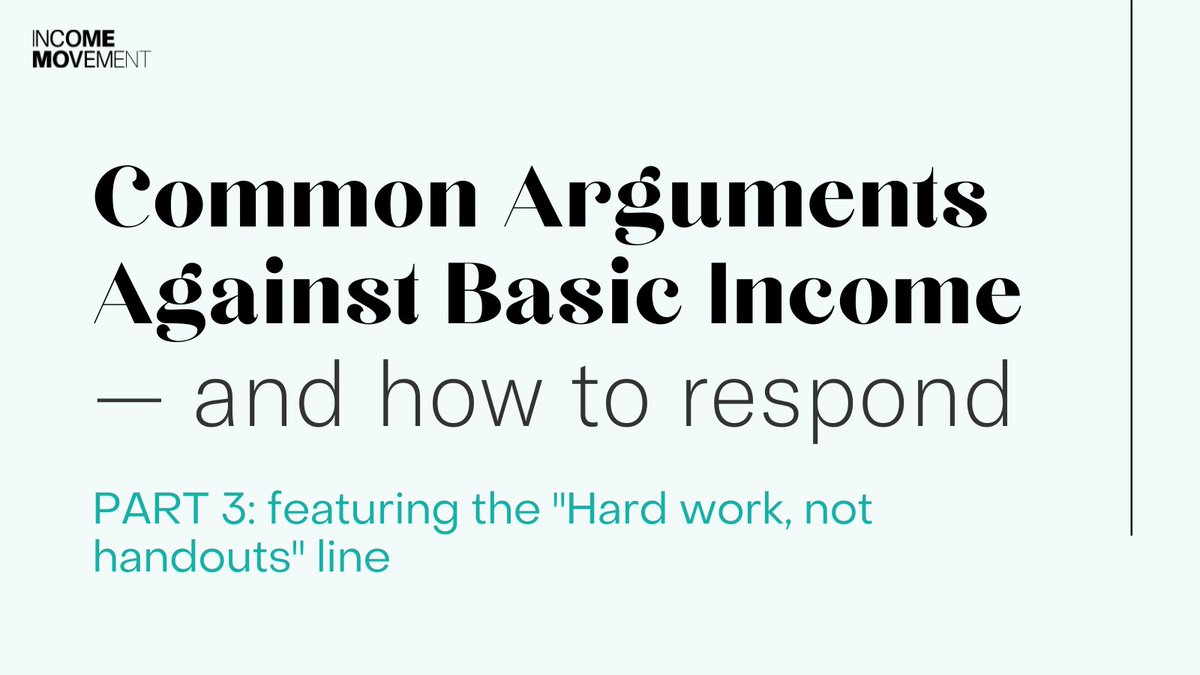 income_movement's tweet photo. Let's unpack the "hard work, not handouts" argument, a trope deeply ingrained in our culture. In part 3, we explore how it can be nearly impossible for people to stay afloat in a system designed to make rich people richer, regardless of how hard they work. (1/5) #BasicIncomeEd https://t.co/0EsMTCIYyn