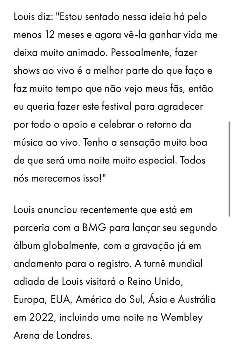aboutommobr's tweet photo. 🗞️ | Tradução da entrevista de Louis sobre seu festival!

© HLNewsBr. https://t.co/fAW1Cpxhwq